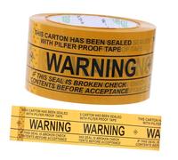 Gogogmee Warning Printed Packing Tape Opp Strong Adhesive Sealing Tape for Fragile Goods Packaging and Shipping High Viscosity for Boxes DIY gift for for for for for for Decoration and Parcel Security