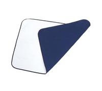 Gogogmee Waterproof Elderly Diaper Changing Pad Non-Slip Cloth Material Washable Reusable Changing Mat for Sanitary Pad and Cushion Use with Anti-snagging Feature Blue Colour