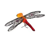Gogogmee Wear-resistant Reusable Artificial Dragonfly Fishing Lure with Anti-light Effect for Bass and Coarse Fishing Plastic and Stainless Steel Design for Lakes Rivers and Streams