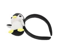 Gogogmee Whimsical Plush Penguin Headband Nonslip Secure Fit Hair Hoop for Adults Party Cosplay Birthday Photo Booth Accessories
