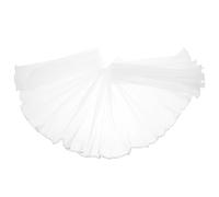 Gogogmee White Pearl Wrinkled Wavy Net Yarn Flower Wrapping Mesh for DIY Craft Wedding Cake Decoration Floral Bouquet Packaging with Elegant Wave Edge