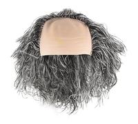 Gogogmee Wigs for Men Realistic Bald Head Wig Old Person Costume Party Wig Accessory