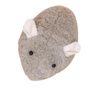 Gogogmee Wind-up Mouse Cat Gray Plush 10cm Interactive Mouse for Cats Indoor Chasing and Hunting Play