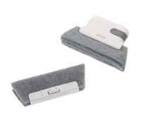 Gogogmee Window Gap Cleaning Brush with Replacement Head for Door Tracks Corners and Window Grooves Ultra-fine Cloth for Deep Crevice Dust Removal for Home Cleaning
