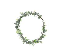 Gogogmee Woman Garland Headband Women Bride Leaf Bridal Headband Hairband Flower Garland Wreaths Head Band Handmade Green