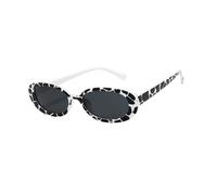 Gogogmee Women's Oversized Round Polarized Sunglasses, Cow Color, Plastic Frame, Retro, Eclectic, Trendy Style, Unisex-Kids, Women's Sunglasses
