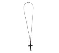 Gogogmee Wood Cross Necklace Pendant Durable Wood Material Faith Symbolism Car Hanging Charm for Men Women Boys Meaningful Christian Accessory for Spiritual Beliefs