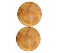 Gogogmee Wood Massage Balls Hand Rolling Balls 2pcs Set Baoding Hand Massager Palm Therapy Fitness Stress Relief Wellness Relaxation