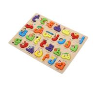 Gogogmee Wooden Arabic Alphabet Puzzle for Interactive Letter Matching Game Develops Hand Eye Coordination and Motor Skills Early Education for Preschoolers and Safe and Portable Fun