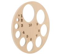 Gogogmee Wooden Cervical Dilations Wheel Hollow Design for Childbirth Education, Fetal Position Tool for Midwife Training, Anatomical Model for Labour Process Demonstration