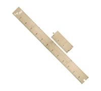 Gogogmee Wooden Growth Chart Height Ruler Adhesive Height Measurement Rule for Bedroom Nursery Wall Decor Space-Saving Removable Growth Tracker