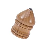 Gogogmee Wooden Gyroscope Vintage DIY Peg Top for Elderly Elm Wood Brown Enhances Creativity Cognition and Coordination for Parties and Goodie Bags