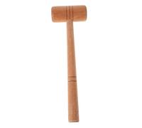 Gogogmee Wooden Handle Jewelry Stamping Hammer Round Head Mallet for Jewelry Making and Repair Handheld Small Hammer for Precision Polishing and Shaping Crafts