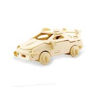 Gogogmee Wooden London Bus Puzzle Model Educational Assembly for Creative Simulation Bus Safe Non Toxic Material Enhances Dexterity and Imagination