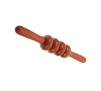 Gogogmee Wooden Massage Stick Full-Body Massage Roller Muscle Relaxation Tool Simple Operation Brown