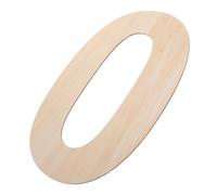 Gogogmee Wooden Number Sign Zero Cutout for Wedding Tables Numbers Craft Decoration for Birthday Party Photoshoot