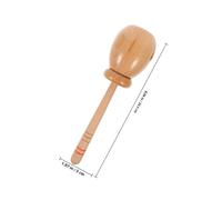 Gogogmee Wooden Orff Instrument for Compact Wood Block Percussion with Mallet Safe Polished Surface Producing Melodious Sounds Early Music Education for Boys