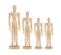 Gogogmee Wooden Puppet Ornament Movable Joint Model 7.9 Inch Wood Figure Sketch Model for Art Sketching and Creative Home Decor