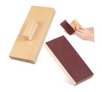 Gogogmee Wooden Sand Block Percussion Instrument for Safe and Comfortable Hand Feel Fine Texture Educational Musical to Enhance Hand Eye Coordination and Intelligence Development Gift