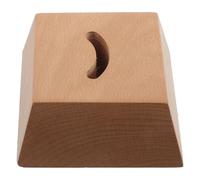 Gogogmee Wooden Shoe Horn Base Stand Holder for Home Entryway Beech Wood Shoe Spoon Organizer Compact 10x9.7x3.8cm Dressing Aid