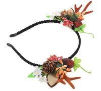 Gogogmee Xmas Reindeer Antler Headbands Antler Modeling Headband Festive Antler Headbands for Women Deer Antler Hair Accessories