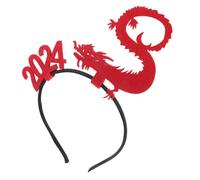 Gogogmee Year Headpiece Dragon Year Headdress Party Headband for Adult Women Supple Material Photo Prop Stylish Hair Band for Festive Celebrations and Family Gatherings