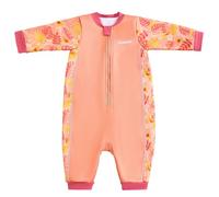 Gogokids Babies Thermal Swimwear 0-3 Years Toddler Wetsuit, Front Zip Infant Swimsuit with Fleece Lining, Long Sleeve One-piece Sun & Swim Protection for Baby Boys & Girls for Swim, Beach & Water Play