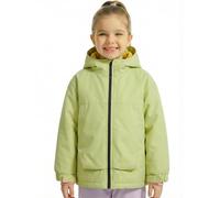 Gogokids Boys Girls Windbreakers Jacket Waterproof Insulated Hooded Raincoat Quilted Lined Rain Coats for Kids, Yellow, 5-6 Years