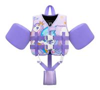 Gogokids Kids Swim Vest Float Armbands, Toddler Jacket-style Swimming Buoyancy Flotation with Adjustable Straps Children Float Jacket for Boys Girls (3-6 Years/19-30 KG)