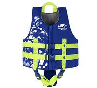 Gogokids Kids Swim Vest with Dual Adjustable Strap, Toddler Swim Vest for Kids 20-30-40-50-60 lbs, Child Swim Jackets for 2,3,4,5,6,7,8 Years Boys Girls