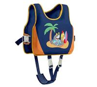Gogokids Kids Swim Vest with Removable Armbands & 8 Buoyancy Pads, Adjustable Flotation Aid for Children 2-6 Years (15-30kg), Non-Inflatable Toddler Arm Floats for Pool & Swimming Lessons