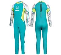 Gogokids Wetsuit Kids, 2.5mm Neoprene Thermal Wet Suits with UV Protection & Back Zipper, Full Swimsuit for Ages 3-10 Girls Boys Swimming in Cold Water, Surfing, Snorkeling