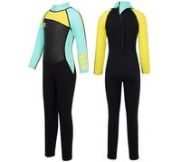 Gogokids Wetsuit Kids, 2.5mm Neoprene Thermal Wet Suits with UV Protection & Back Zipper, Full Swimsuit for Ages 3-10 Girls Boys Swimming in Cold Water, Surfing, Snorkeling