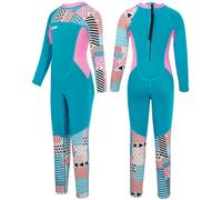 Gogokids Wetsuit Kids, 2.5mm Neoprene Thermal Wet Suits with UV Protection & Back Zipper, Full Swimsuit for Ages 3-10 Girls Boys Swimming in Cold Water, Surfing, Snorkeling