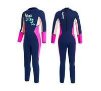 Gogokids Wetsuit Kids, Children 2.5mm Neoprene Thermal Swimsuit with UV 50+ Protection, Full Length One Piece for Boys & Girls Swimming, Surfing, Diving, Snorkeling