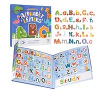 GOGOLAN Magnetic Letters for Children,52 Pcs Alphabet ABC Magnets for Refrigerator,Magnetic Animals Alphabet Toys,Educational Spelling Learning Games Toys for Toddler Preschool