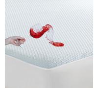 Gogreen Nylon 3D Air Waterproof Mattress Protector, King Mattress Protector Fit up to 16", Soft King Size Nylon Mattress Cover Protector, Breathable Bed Cover White