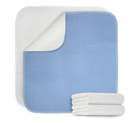 Gogreen Waterproof Reusable Underpads, 4-Layer Heavy Absorbency & Quilted Washable Pads for Kid, Adult, Elderly, and Pet, Bedwetting Incontinence Pad for Bed, Sofa, Floor, Couch (34" x 52", Pack of 2)