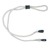 GoGrip Sport Active Eyewear Holder Glasses Cord With Adjustable Toggle Rugged Sports Spectacle Lanyard (Silver)