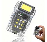 Gogvaga G5 Torch Rechargeable, High Lumens Super Bright EDC Small Torches with RGB Light, Mini Magnetic Keychain Torch, Lightweight Powerful Pocket LED Flashlight for Camping Outdoor Home Emergencies