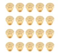 gohantee 20PCS M5×0.5mm/0.68mm Brass Jet Nozzle, Nozzle Replacements for Propane LPG Natural Gas Pipe, Water Heater, DIY Burner Parts