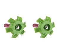 gohantee AC Fin Straightener Comb, Air Conditioner Evaporator Condenser Radiator Coil Fin Comb Cooling Cleaning Brush for Air Cooling System Maintenance，2PCS