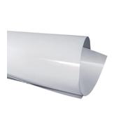 GOHAPY 1.5mm White Glossy PVC Glossy Sheet, 210x297mm Plastic Sheet, Rigid Plastic Board For Model Enthusiast