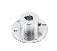 GOHAPY 1pc High-Strength Aluminum Alloy Collet Chuck, with Keyway/Without Keyway Flange Joint Coupling(12mm)