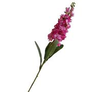 GOHAPY Artificial Flowers Gardening Decoration 90 * 7cm, Artificial Hyacinth Snapdragon Flower, Silk Flower Wedding Decor 1pc(Rose-red)
