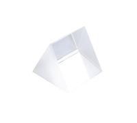GOHAPY Crystal Glass Prism Isosceles Right Angle Optical Glass Prism, 90 Degree Refraction Lens for High Precision Instrument 1 piece(10x10x30mm)