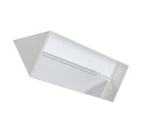GOHAPY Crystal Glass Prism Physics Science Glass Prism 3 * 5cm, Reflecting Triangular Clear Light Spectrum for Educational 1 piece