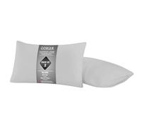 GOHAR HOME Ultra-Soft Pillowcases - Breathable, Durable & Easy Care - Hotel Quality Standard Pillow Covers - Silver, 2 Pack, 50cm x 75cm (20" x 30")