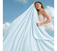 GOHERO Cooling Blanket King - Arc-Chill Q-Max >0.5 Cool Summer Blanket for Hot Sleepers - Double Design Lightweight Absorbs Heat to Keep Cool on Warm Nights(90"x108") Blue