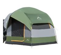 GoHimal SUV Camping Tent Waterproof PU3000mm Spacious Double Layer Design for 5-8 People Includes Rain Cover and Storage Bag 8ft L x 8ft W x 8ft H